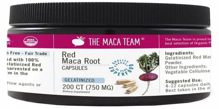 Using Gelatinized Red Maca Powder for Menopause Relief