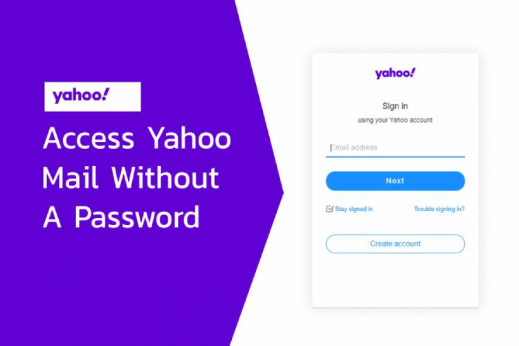 How can someone access Yahoo Mail without a password?